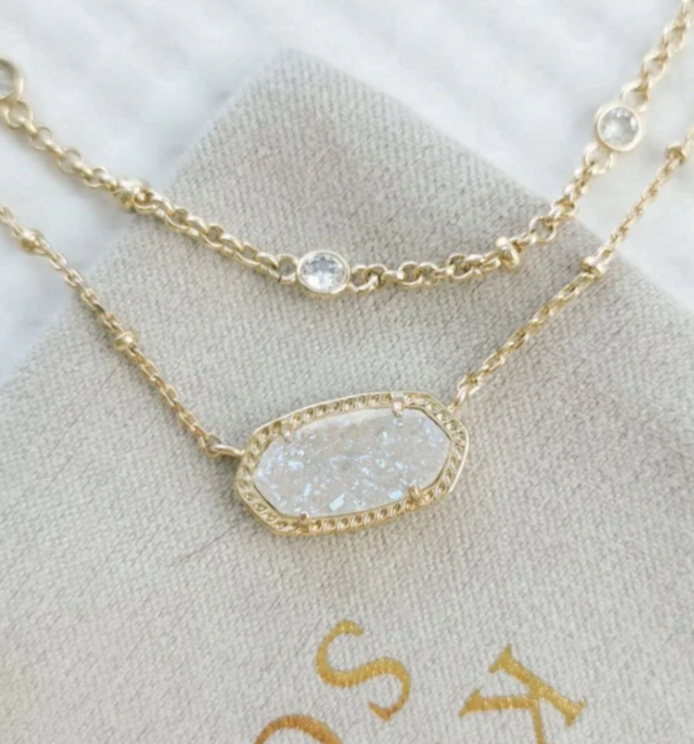 Kendra Scott Elisa Layered Pendant Necklace - Picture 2 of 3